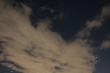 木土金に雲が迫る